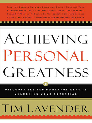 cover image of Achieving Personal Greatness